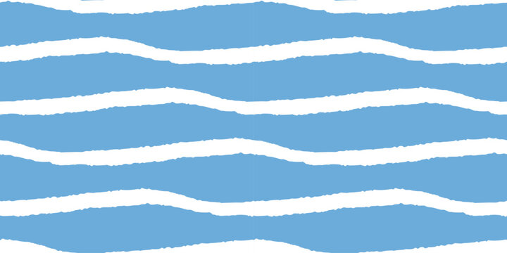 Background pattern and watercolor stripe for tablecloth. Seamless and wavy line cute for summer. Neutral watercolour illustration 
