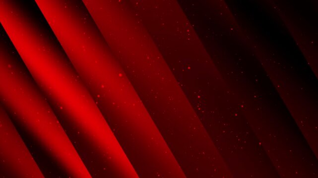 Black and red gradient. Diagonal red stripes with small sparkles on a dark background. Suitable for festive backgrounds, holiday designs, and dynamic graphic projects.