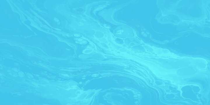 Clear blue water surface texture with ripples and waves in a swimming pool or ocean creates an abstract liquid pattern for a clean summer background