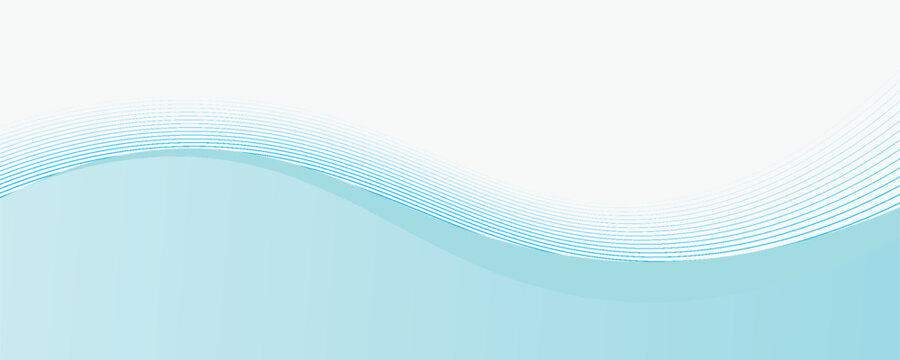 Abstract blue wave background, minimal wave design concept, vector illustration. for banner, banner.
