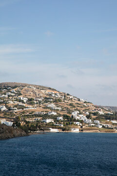 View of Paros Greece with water