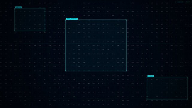 Futuristic Data Analytics Interface With Digital Grid And Glowing Node