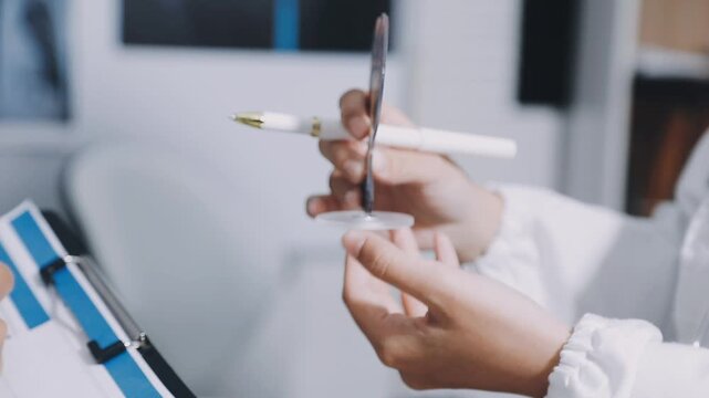 Doctor and patient discussing kidney function test results on a tablet, [chronic kidney disease], [medical monitoring]