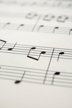 Piano Sheet Music with Sharps and Detailed Notation