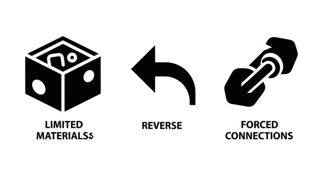 Limited Materials and Forced Connections Iconography