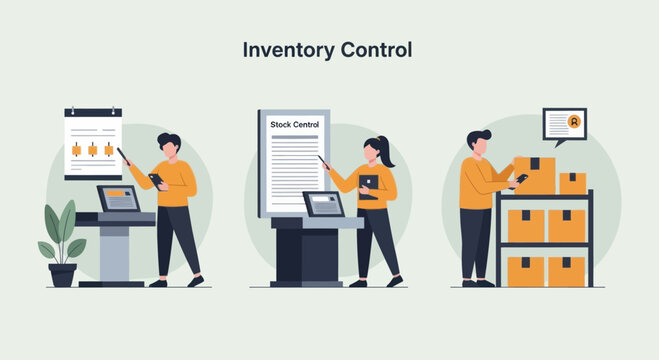Inventory Control Management: People Tracking Stock and Data