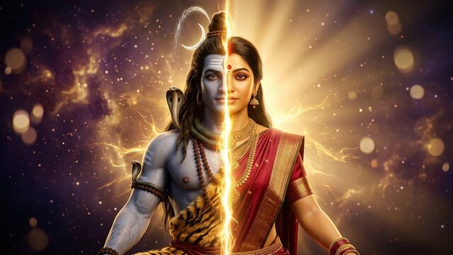 Ardhanarishvara Form &ndash; Shiva Shakti Perfect Divine Balance