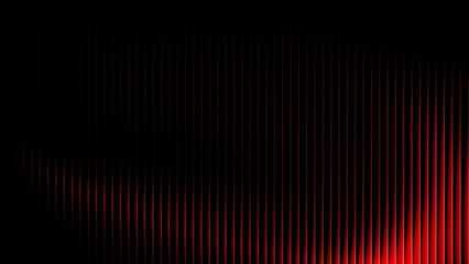 Abstract vertical red lines gradient pattern on dark background featuring dynamic light streaks and minimalist geometric flow for modern digital design projects and high tech visual presentations © Malik Hammad 