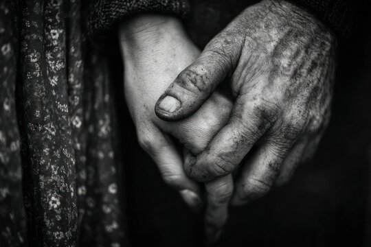Hands Of Couple Interlaced Love And Connection Intima