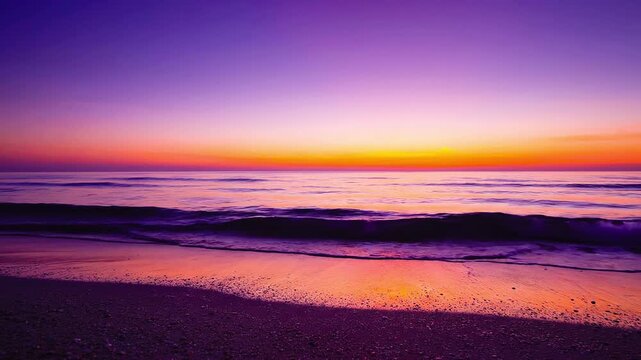 beach sunset beauty vacation horizon sea wave gradient perfect travel communication minimalism design sunrise