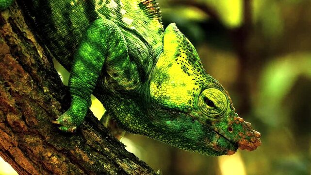 endemic Madagasy reptile Calumma parsonii cristifer 4