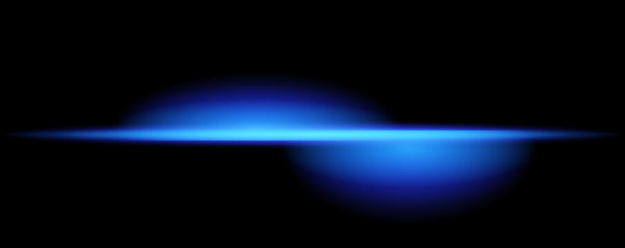 Bright blue light wave with radiant shine, glowing streaks and smooth blur, abstract overlay background with modern illumination and digital energy