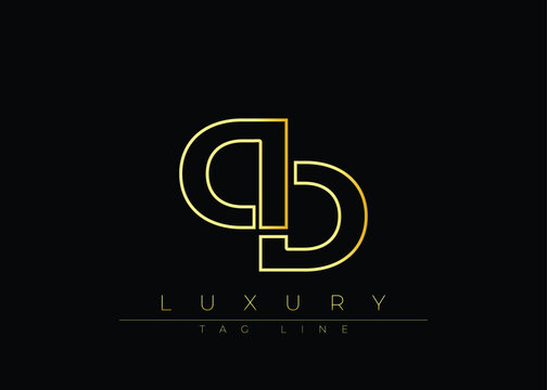 DD Golden Modern Luxury Logo Design. This logo Conveying premium branding, minimalist luxury and modern geometric typography for corporate identity, product packaging and stylish design.