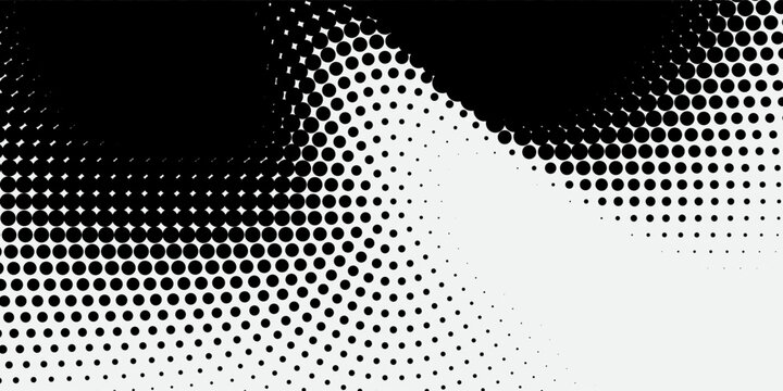 Fading triangle halftone texture gradient pattern. Abstract diagonal geometric background. Tech mosaic triangular halfton gradation. Modern trendy design in Vector Illustration