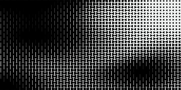 Hexagon honeycomb halftone effect diagonal gradient