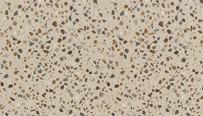 A close-up of terrazzo surface texture. A close-up of terrazzo surface texture.