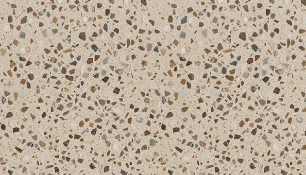 A close-up of terrazzo surface texture.