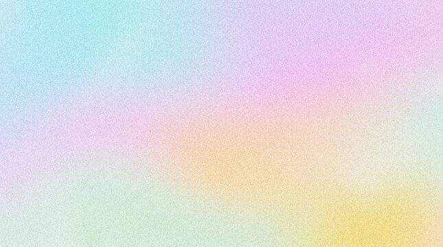 Pastel grainy gradient background, soft holographic rainbow texture, ethereal blurry aesthetic wallpaper