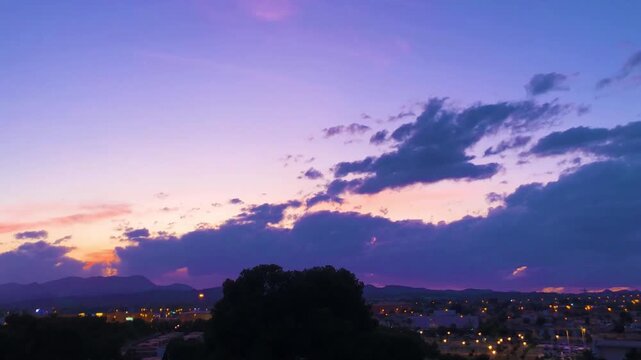 Timelapse elche alicante espa&ntilde;a