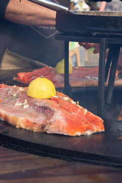 trucha pescado a la parrilla