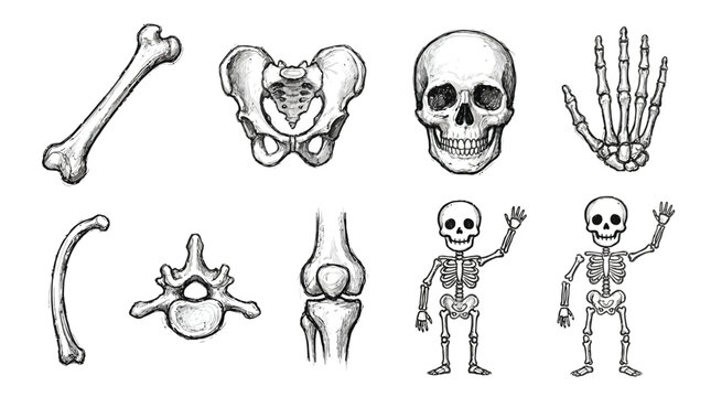 Human Bone and Skeleton Anatomy Set