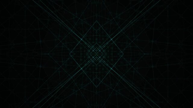 Geometric shapes on black background 1.