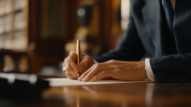 court reporter transcribing deposition in attorney conference room, stenography machine fingers flying, legal team across mahogany table, law firm interior, official record creation legal profession