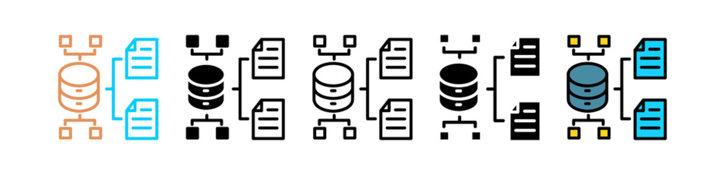 Data Model multyple icon