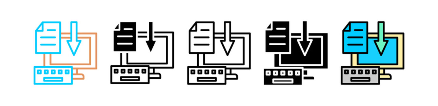 Input Data multyple icon