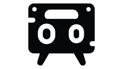 Graffiti art panel icon, vector illustration of a display board for street art, flat design element for urban culture © Monwara67