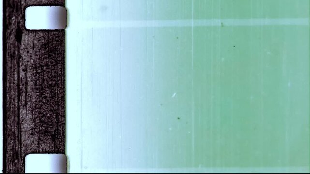 Old 16mm Film Leader Overlay Distressed Effect. High quality 4k footage