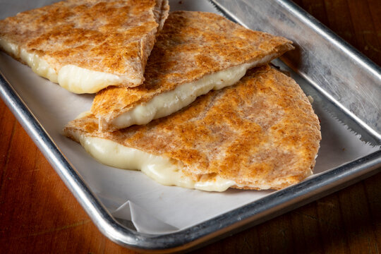 Quesadillas on pan