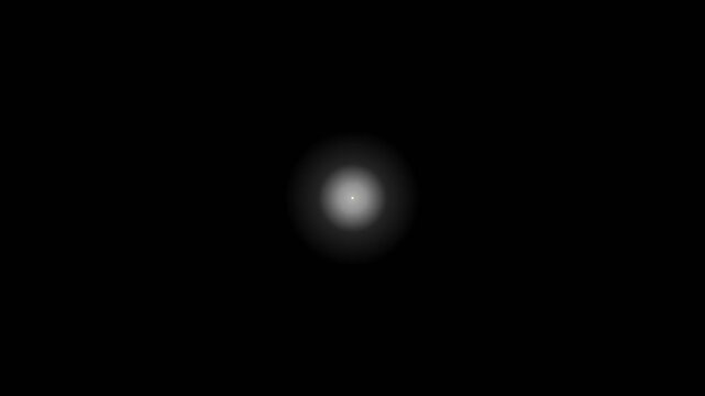 Abstract Golden Particles Rotating In A Circle Motion