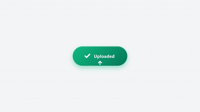 Animated Upload Button Interaction With Success Checkmark Animation