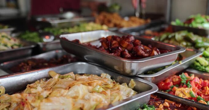 Fast food selling in Chinese restaurant in hong kong