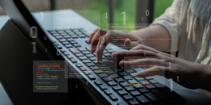 Unsecure and buggy programming code filled with errors and strange logic. Code contains insecure queries, broken validation, weird functions, and programming flaws for demonstration. Latch