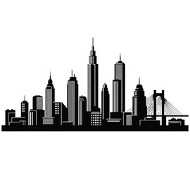 Obraz premium new york city skyline