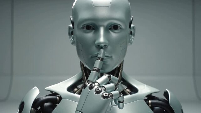 Humanoid AI Robot Thinking