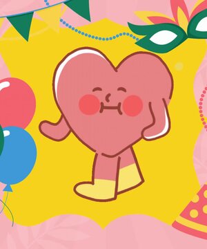 heart with ballon