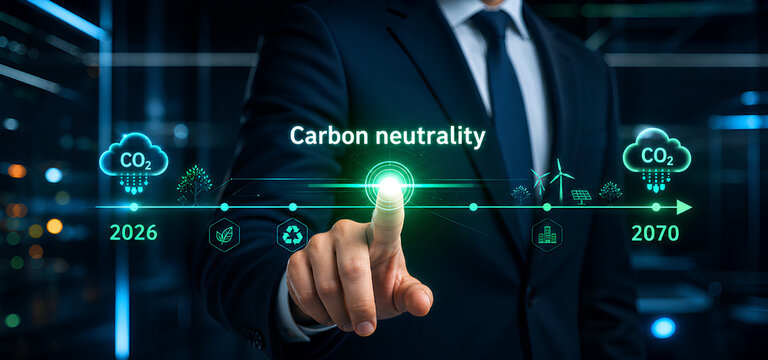 Carbon Neutrality Roadmap 2026 to 2070 with Sustainable Business and Net Zero Technology