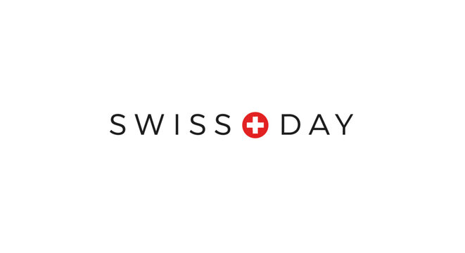 Swiss Day Logo Design Elements.