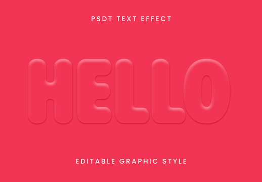 Rounded Soft Text Effect