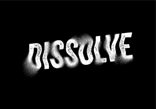 Spray Distorted Text Effect
