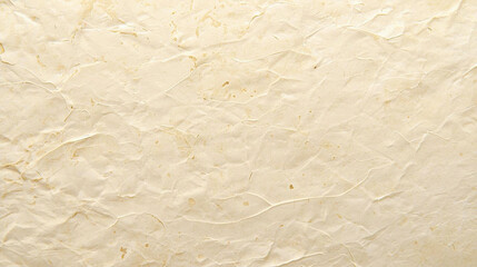 Fototapeta premium High-resolution beige crumpled paper texture background. Authentic vintage parchment surface with natural creases and folds, perfect for artistic design projects, rustic stationery, or elegant web