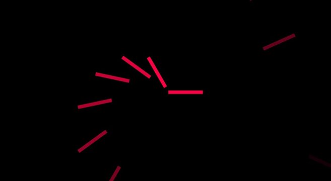 Abstract red line spiral motion animation background, loop animation