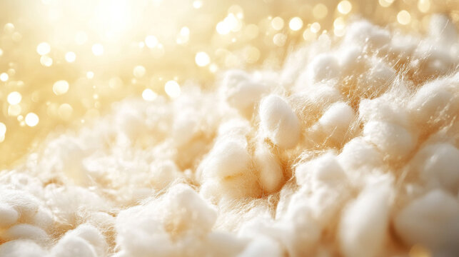 Soft wool close-up - Generative AI