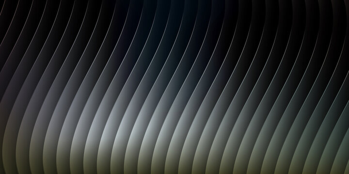 Abstract wavy dark gray and white curved stripes texture background, clean studio lighting and soft shadows
