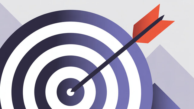 Business target, goal concept, dartboard icon, aiming success, strategy vector isolated on Transparent Background