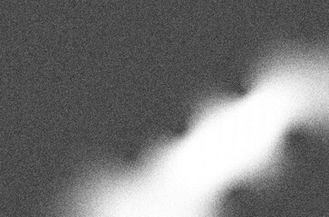 Fototapeta premium Grainy black and white abstract background with a diagonal light streak