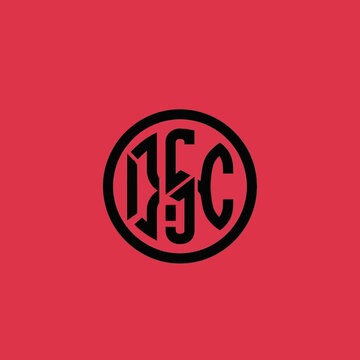 Monogram Logo Design Featuring Intertwined Letters BSC.